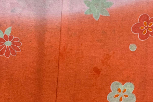 食べこぼしの汚れ