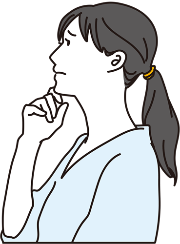 悩む女性